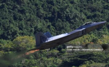 us-raptor-takes-off-from-puerto-rico amid US fighting of drugs in the Caribbean