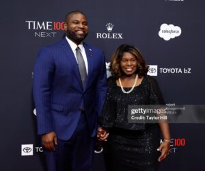 Byron Donalds and his Caribbean immigrant mother, Meredith Brown