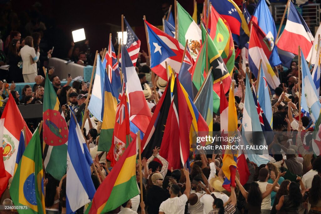 Caribbean Flags Also Get A Wave In Bad Bunny Super Bowl Performance