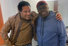 Jamaican acting icons David Heron and Oliver Samuels