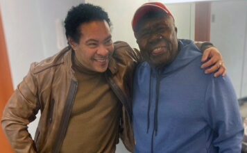 Jamaican acting icons David Heron and Oliver Samuels