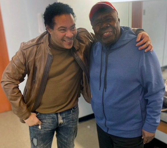 Jamaican acting icons David Heron and Oliver Samuels