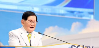 Shincheonji Marks 42nd Anniversary: “From a Basement Beginning to a Denomination Growing by Tens of Thousands Every Year” Chairman Lee Man-hee delivers a message at the 42nd Founding Anniversary Commemorative Service of Shincheonji Church of Jesus, held at Cheongju Church, Shincheonji Church of Jesus on the 15th.