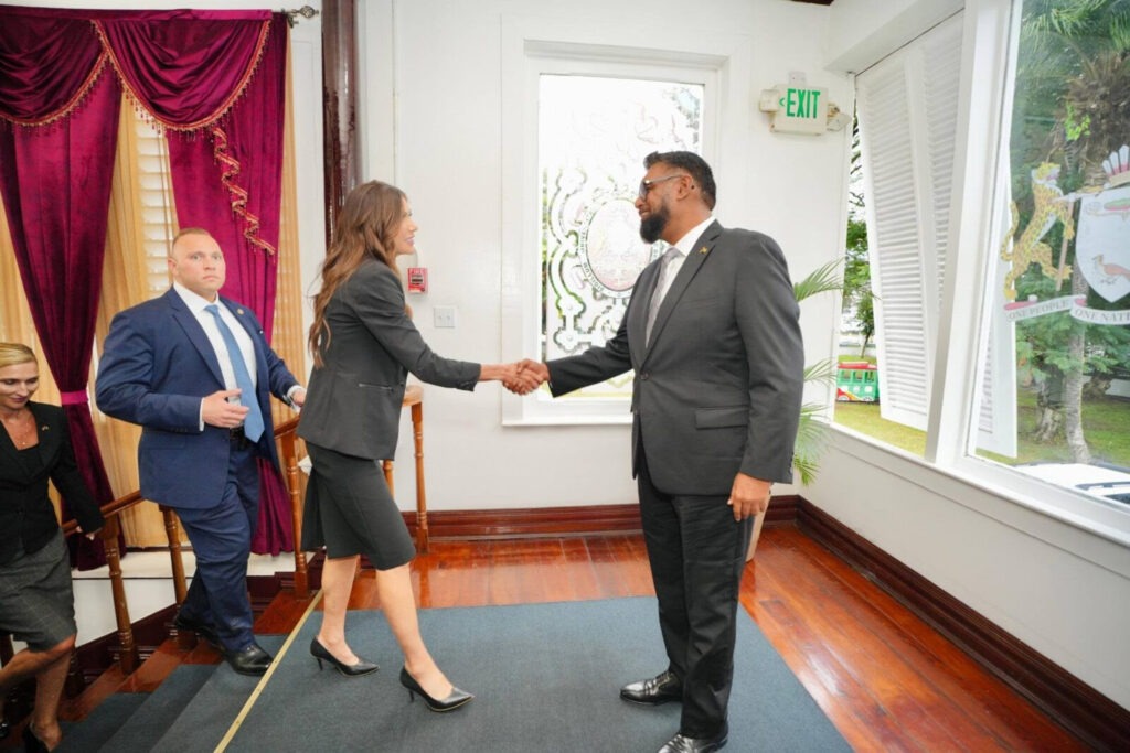 Kristi Noem in Guyana