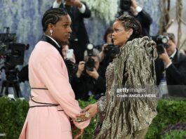 Rihanna, Cardi B, Bad Bunny And More Caribbean Roots Stars Steal The Show At Met Gala 2026 Barbadian singer Rihanna and US-Bajan roots rapper ASAP Rocky at 2026 MET GALA